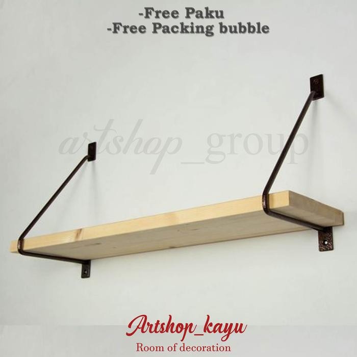 

New Rak Dinding Kayu besi Minimalis Hiasan dinding Kamar Bunga Penyimpanan bunga