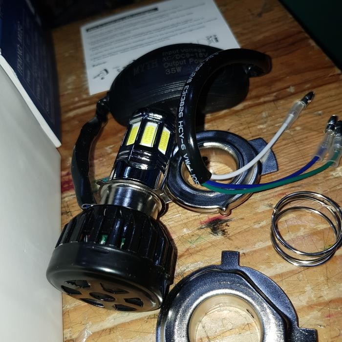 Myth 6 Sisi Led H6 Motor Bebek H4 Vixion Byson Pendingin Kipas