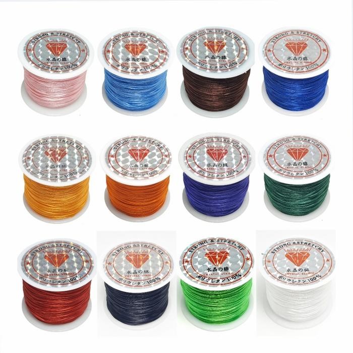 

New Tali Benang Karet Gelang Serat Super 60 Meter Elastis