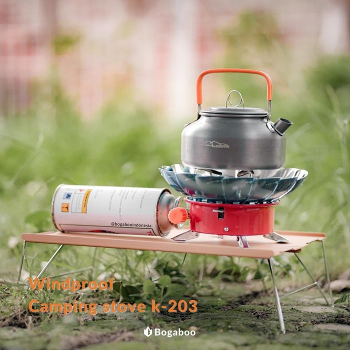 KOMPOR CAMPING MINI ANTI ANGIN PORTABLE - KOMPOR GAS MINI ANTI ANGIN