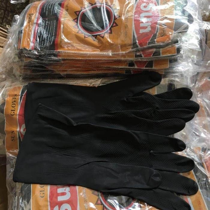Sarung tangan karet / latex SUN