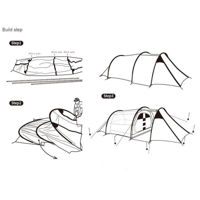Tenda Motor Touring Naturehike Cloud Tourer Nh19Zp013 Camping Roadtrip