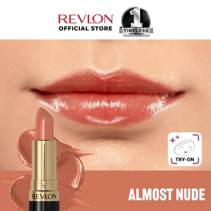 (Allthebest) Revlon Superlustrous Creme Lipstick 117 Almost Nude