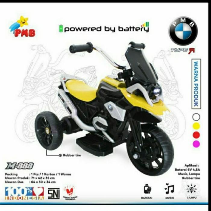 Sepeda Motor Anak Merk PMB Tipe M-888 (Aki)