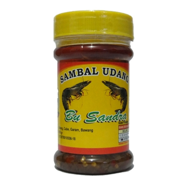 

BU SANDRA SAMBAL UDANG 150 GR