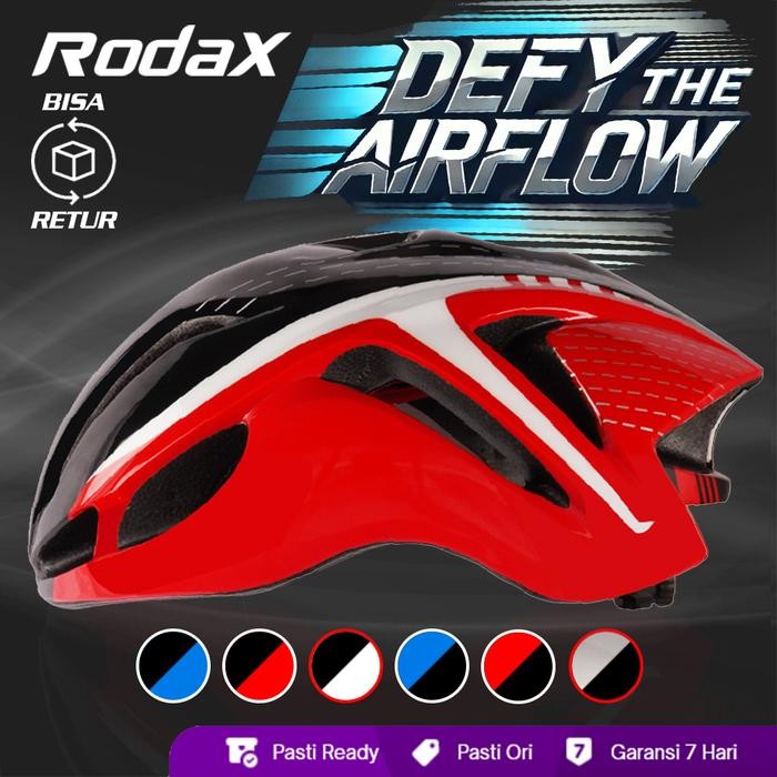 RodaX Deviate Aerodynamics Cycling Helmet Sepeda Aero Helm Gowes All Size Helm Roadbike Aero Helm