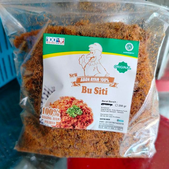 

Baru Abon Ayam Bu Siti Surabaya 250Gr Premium