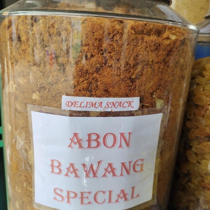

Baru Abon Sapi Bawang Special 100G - Snack Kering Pedas Manis