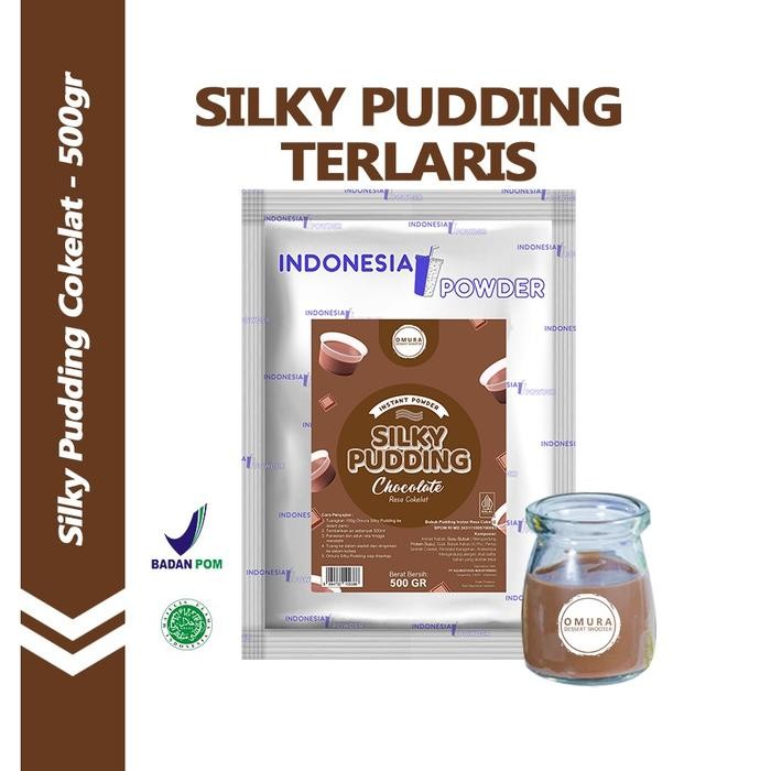 

LEZAT- [Silky Pudding] Bubuk Silky Pudding Rasa Coklat / Cokelat 500 Gr Mix Gula Puding