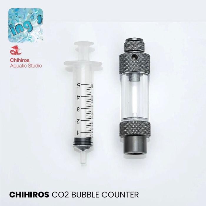 SIAP KIRIM CHIHIROS CO2 BUBBLE COUNTER UNTUK REGULATOR CO2 AQUARIUM