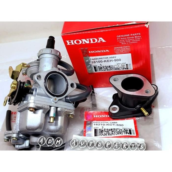 KARBURATOR KEH+KCT INTAKE MANIPOL ( CARBURATOR ASSY+INSULATOR ) MEGAPRO PRIMUS - PNP MEGAPRO LAMA