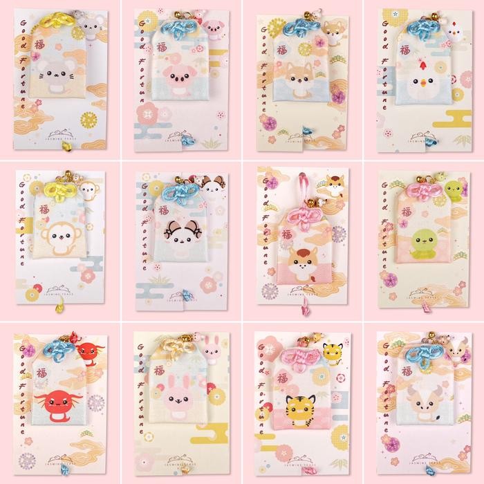 

JT Chinese Zodiac Omamori - Jasmine Tease handmade lucky charm