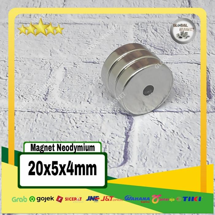 

Magnet Neodymium / Magnet Ring / 20x5x Hole 4mm