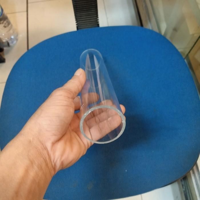 Pipa Akrilik Bening 40Mm X 34Mm / Pipa Acrylic Clear Panjang 66Cm