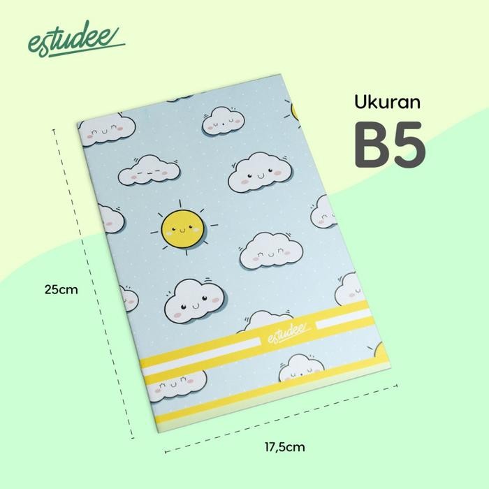 

Promo! Buku Tulis Estudee Fancy Pattern B5 48 Lembar Isi 10 Stationery