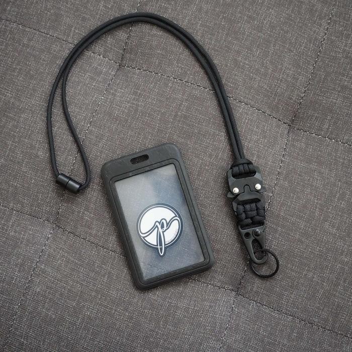 

promo cobra tactical lanyard card holder 2 sisi detachable