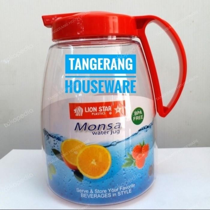 PROMO TEKO AIR MINUM / TEKO PLASTIK / WATER JUG 2.LTR MONSA LION STAR