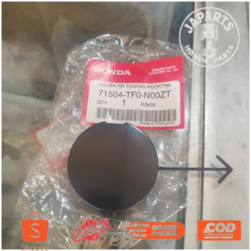 Cover Tutup Towing Hook Bumper Belakang Honda Jazz S RS GE8 2008-2014