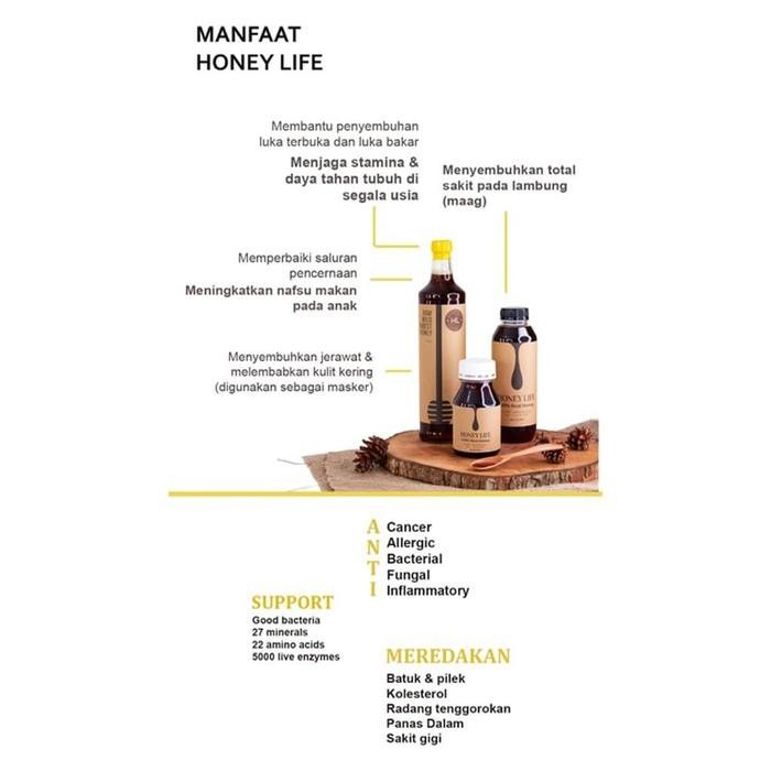 

Honey Life Raw Wild Forest Honey 500Ml (Madu Hutan Mentah)