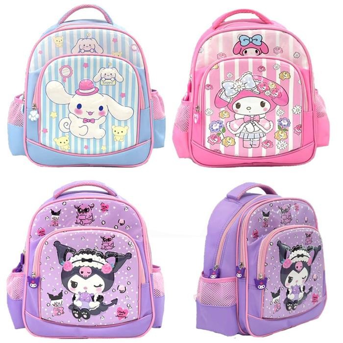 Tas Ransel Anak Sekolah Tk Perempuan Unicorn Lilac Lolipop 3Res Import