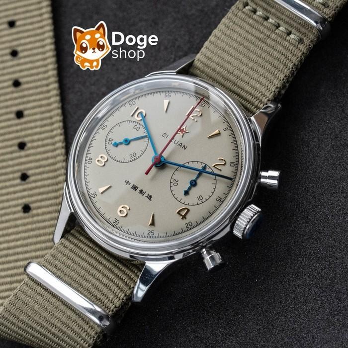 Sugess Seagull 1963 Chronograph Mechanical St19 Movement Airforce Pilot Watch