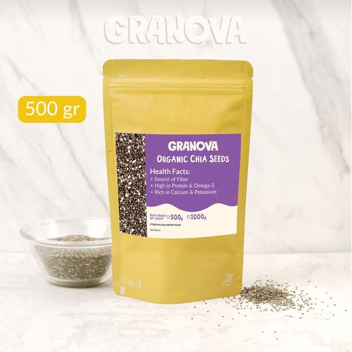 

ASLI ORGANIC PREMIUM C SEED HALAL 500 gram GranovaBiji C READY STOCK