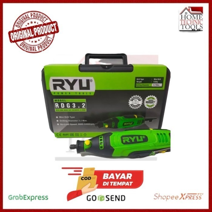 RYU 3.2 MINI DIE GRINDER RDG SET TUNER SET GERINDA / BOR MINI
