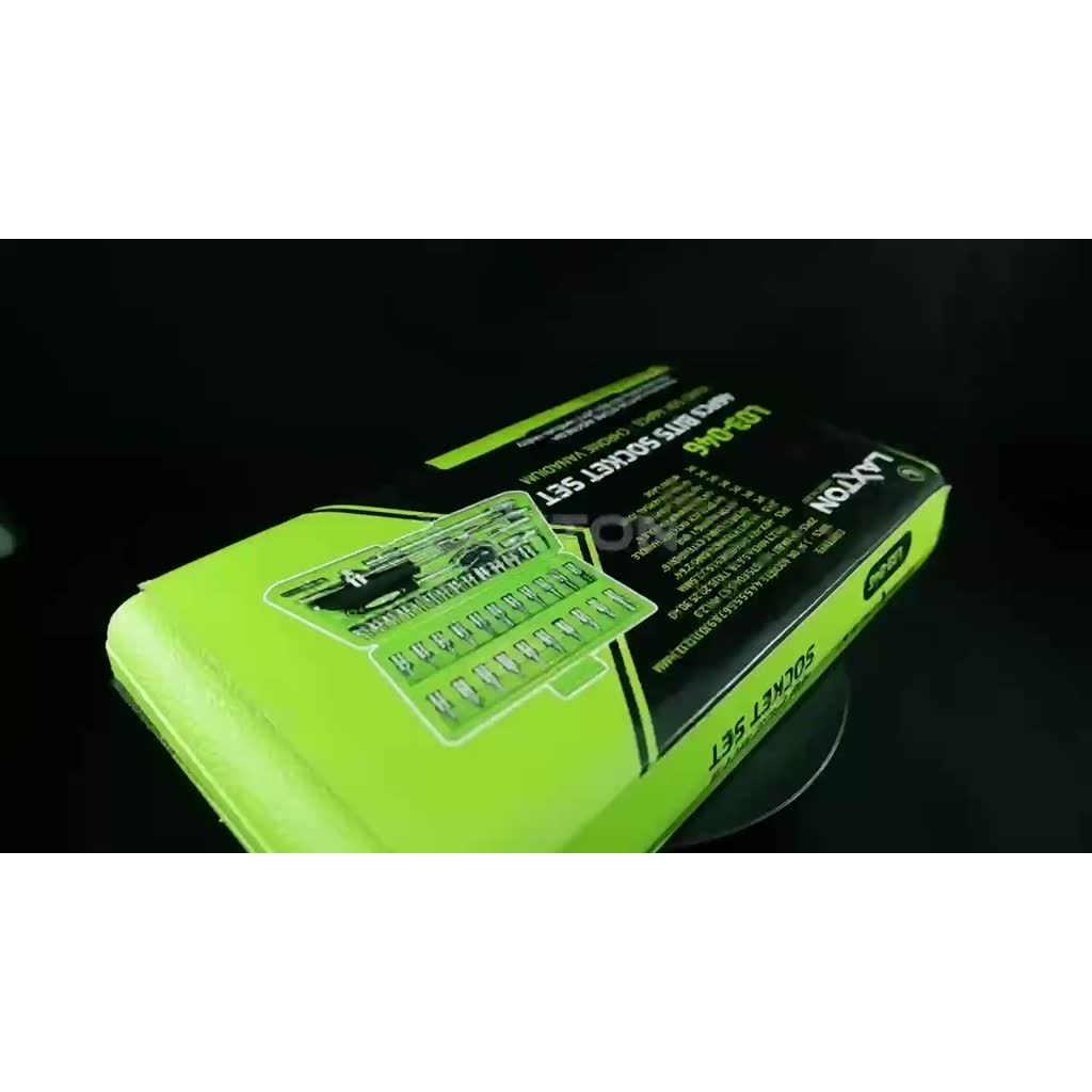 LAXTON kunci sok shock set motor socket 46 pcs L03-046 MURAH LARIS