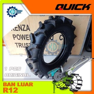 Rubber Tire Ring 12 Inch - BAN LUAR R12 - BAN IMPALA - G600 - BAN TRAKTOR DLL - ORIGINAL - QUICK - S