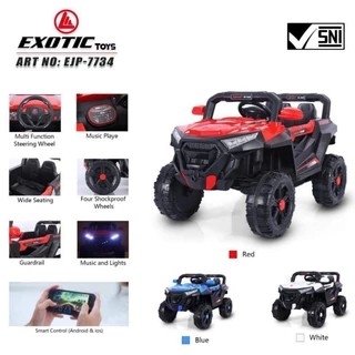 (FREE PELAPIS BAN / KARPET) MOBIL AKI ANAK EXOTIC EJP-7734 EJP7734 EJP 7734 // MOBIL AKI ANAK EXOTIC