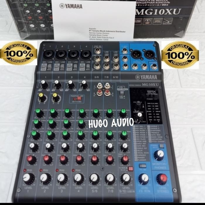 Mixer Audio Yamaha Mg 10 Xu Original