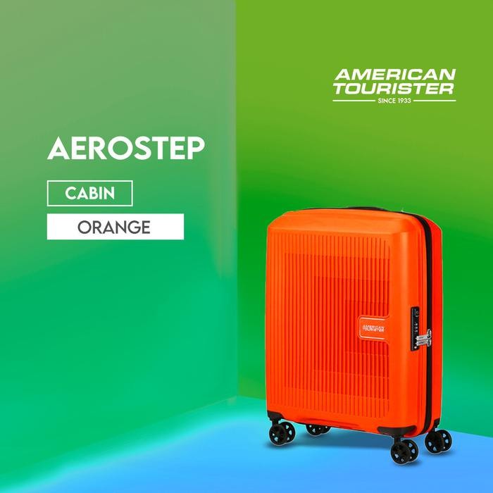 American Tourister Koper Hardcase Aerostep Cabin 20" - Orange