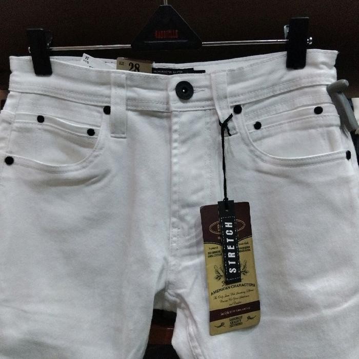 Gabrielle Celana Panjang Jeans Slimfit Putih