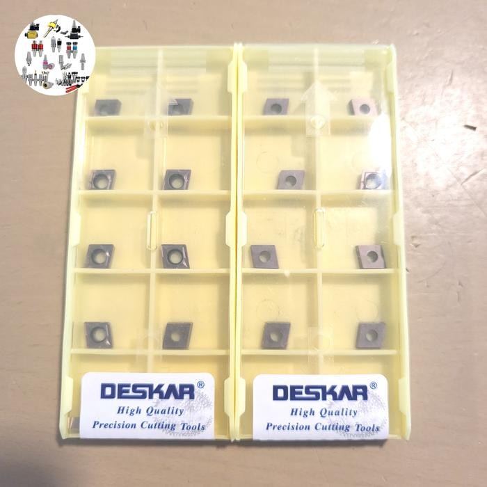 Terlaris Insert Ccmt 060204 Lf6018 Deskar Insert Bubut Ccmt 060204 Insert Boring Mata Boring Ccmt 06