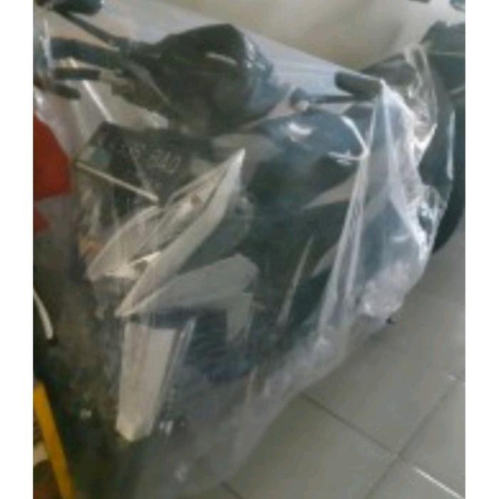SARUNG COVER MOTOR TRANSPARAN TAHAN AIR ARAGON - PELINDUNG KENDARAAN MOTORCYCLE TRAIL KODE 1416