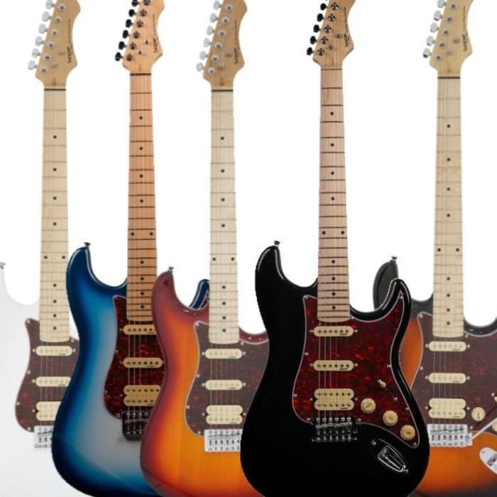 Promo Sqoe Sest250 Stratocaster Hss Genesis Series Gitar Elektrik Original