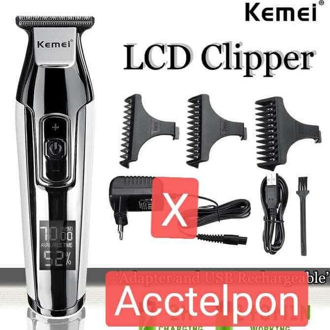 terbaik Alat Cukur Rambut Jenggot Kemei 5027 Hair Clipper Detailer KM-5027