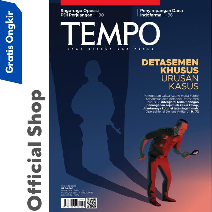 

Majalah Tempo Ed 5316 DETASEMEN KHUSUS URUSAN KASUS ( 3 Juni 2024 )