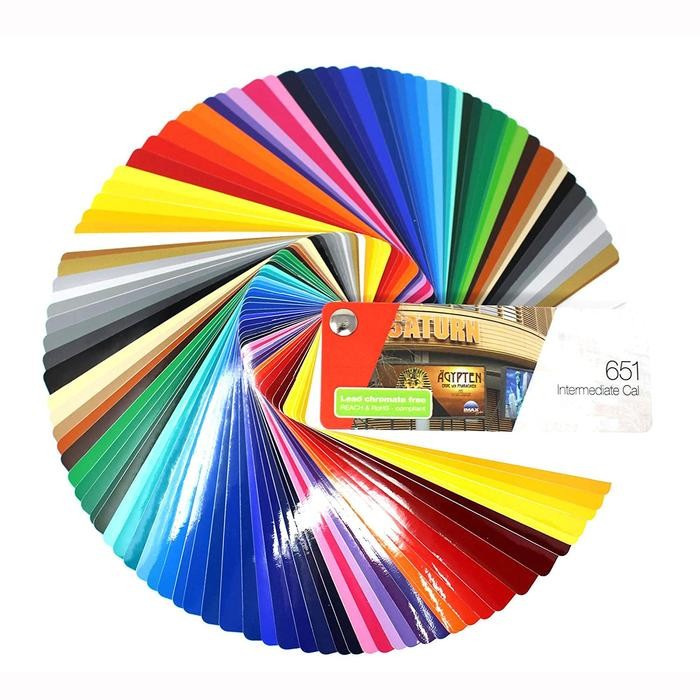 

Katalog ORACAL 651 Gloss Matt Doff Color Card Fan Swatches ORIGINAL