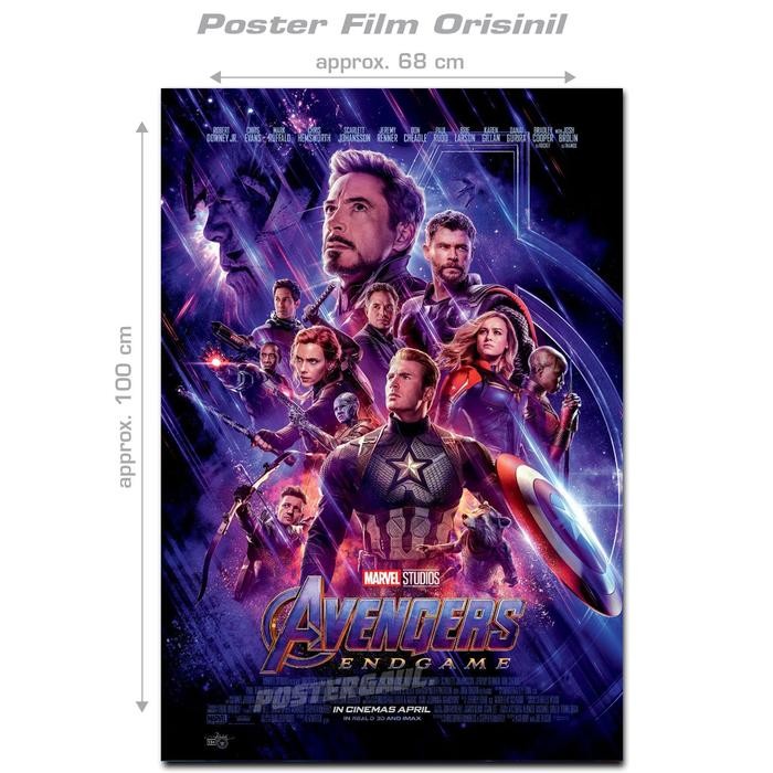 

Poster Film AVENGERS: ENDGAME - original Indonesian one sheet style A, ukuran 68x100 cm