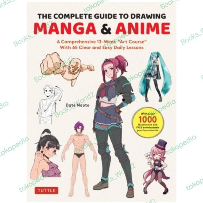 

Buku The Complete Guide to Drawing Manga & Anime - Hitam putih