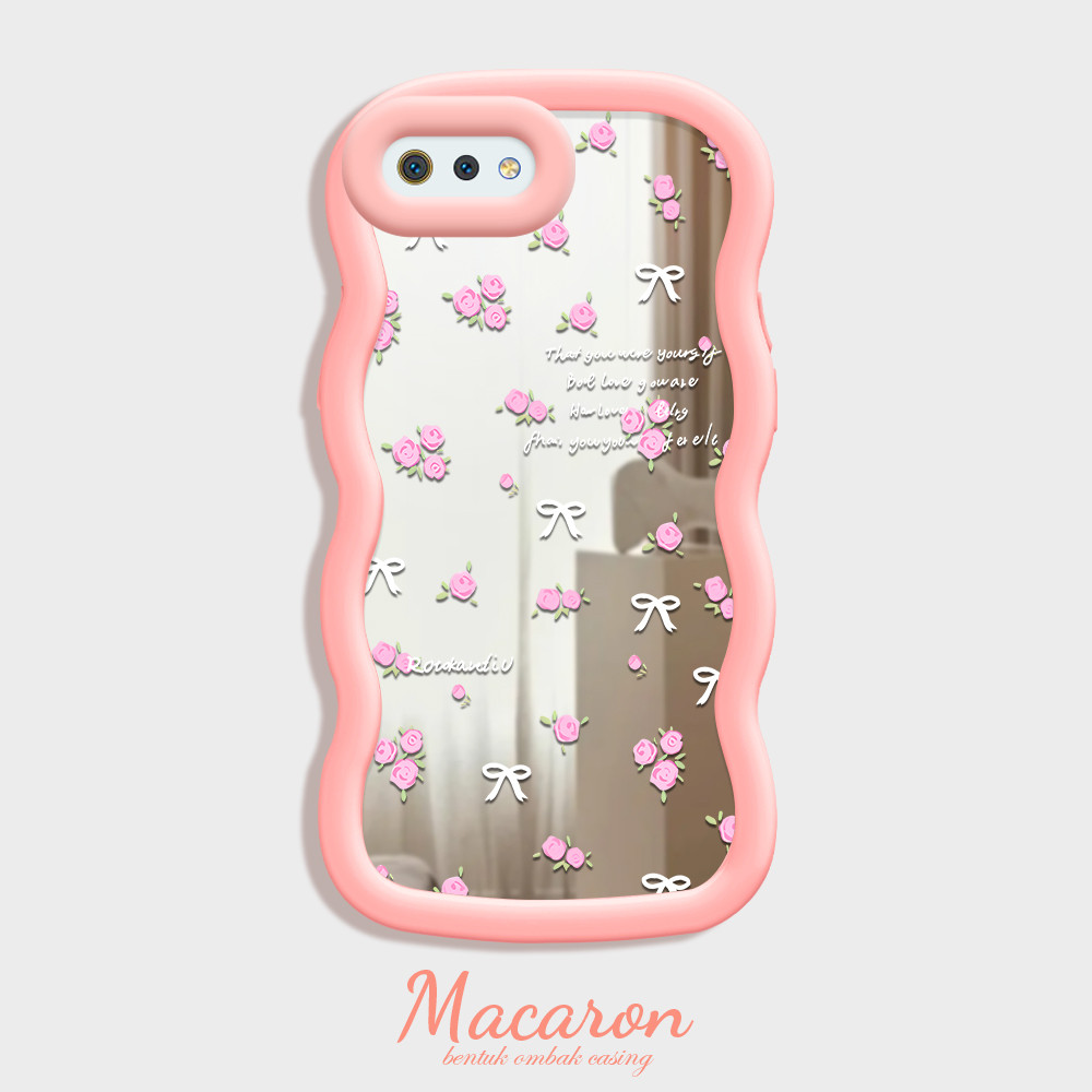 Casing Hp Untuk OPPO A1K Mirror Cassing Phone Berbagai Warna Case Mode Bunga Kesing MKL 4075 JZ