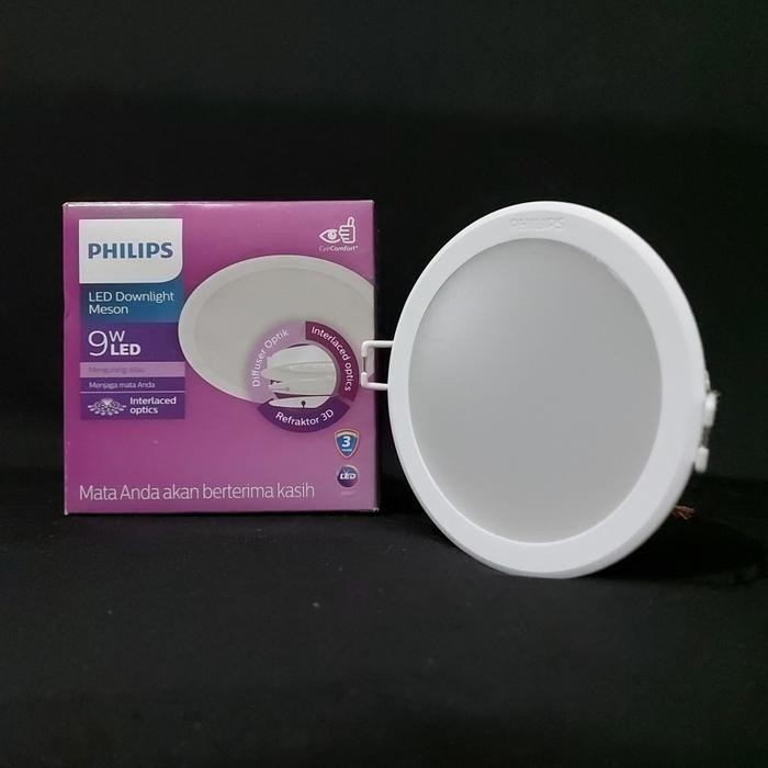 DOWNLIGHT LED PHILIPS MESON 9W 9 WATT LAMPU TANAM PLAFON PUTIH