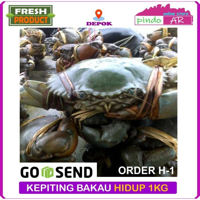 

LUXEHEALTH- Kepiting Bakau Masih Hidup / Crab Super Kirim H+1 [Cek Deskripsi]