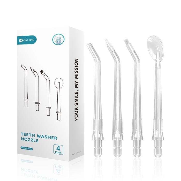 

LUXEHEALTH- Airuidu Cf500 Nozzle Beradaptasi Dengan Cf500 4 Buah Per Kotak Bersih Dan Higienis