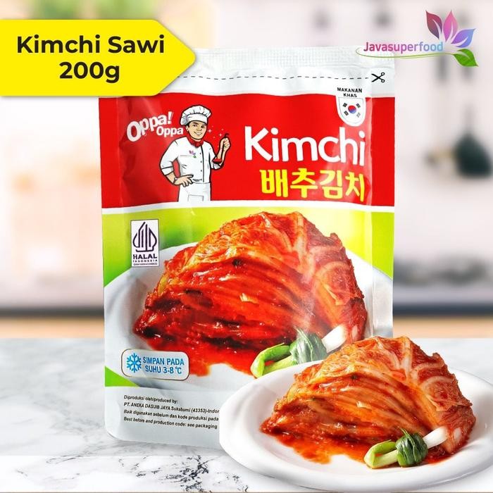

LUXEHEALTH- Kimchi Sawi Fresh / Kimchi Halal Mui / Kimchi Korea 200G - Korean Food