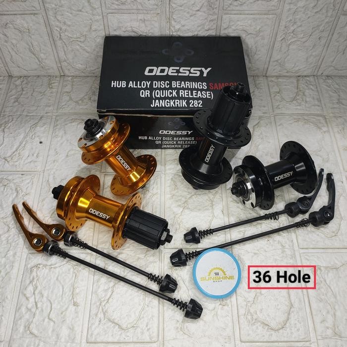Hub Sepeda 36 Hole Freehub 36H Jangkrik Alloy Disc Bearing ODESSY 282