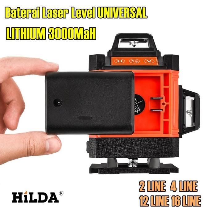 PJ SPAREPART BATERAI LASER LEVEL 12 16 LINE HILDA LASER LEVEL 515