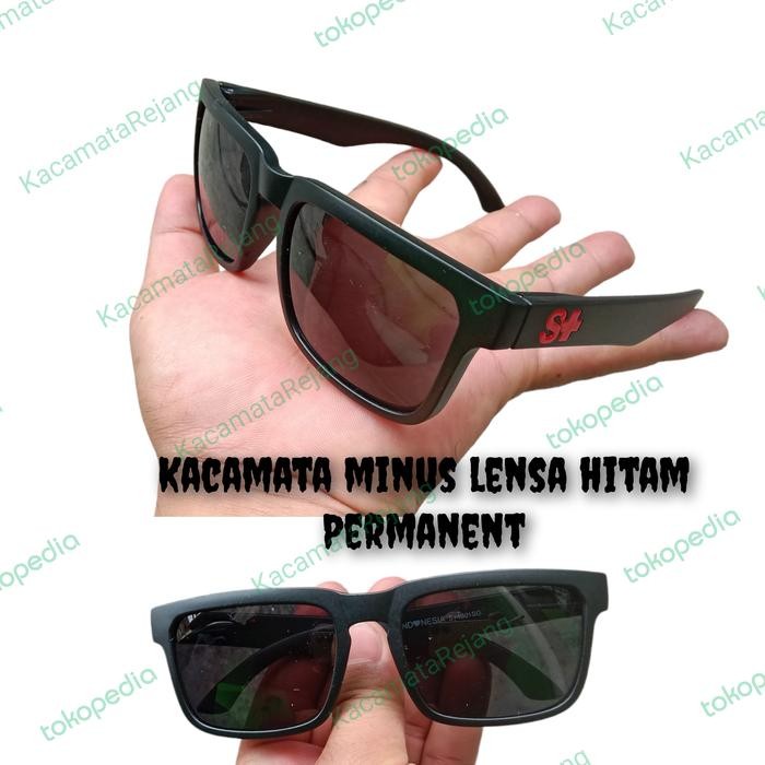 kacamata s+ kacamata minus hitam permanent kacamata pria