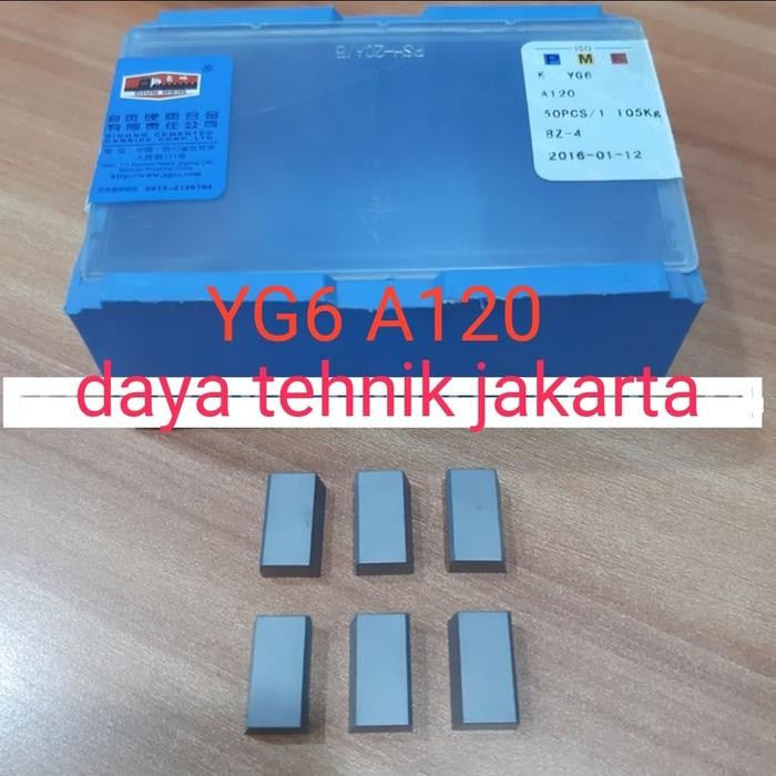 Terbagus Yg6 - Mata Pahat Widia A 120 - Tip Widia - Mata Bubut Widia Yg6 A120 Terlariss 